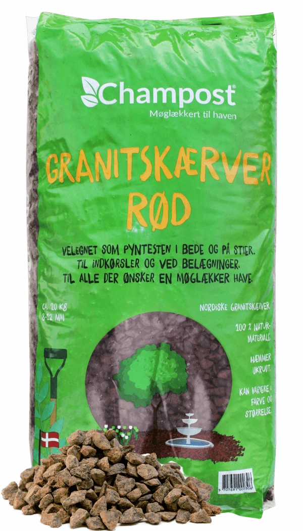 Granitskærver, Rød 8-12 Mm. BIGBAGS 3 Granitskærver, Rød 8-12 Mm. BIGBAGS