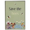 Metalskilt - Save The Bees -Smuk Haven Salgsbutik save20the20bees